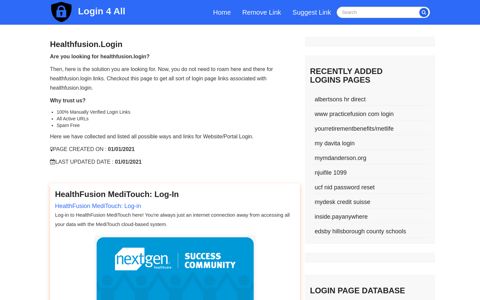 www.healthfusion login - Official Login Page [100% Verified]