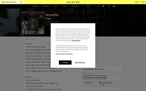 ​login – ​breathe Lyrics | Genius Lyrics