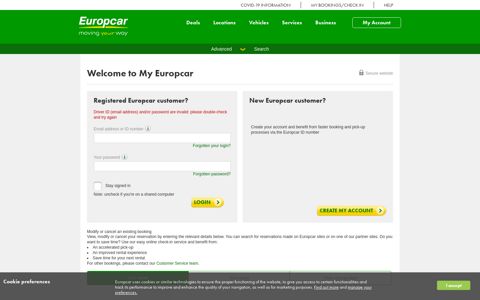 My Europcar Privilege - Europcar