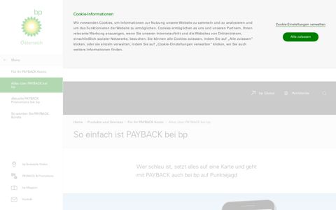 Alles über PAYBACK bei bp | Produkte und Services | bp in ...