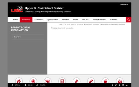Parent Portal Information - Upper St. Clair School District