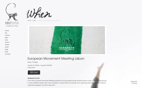 European Movement Meeting Lisbon - Ido Portal