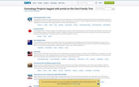 Genealogy Projects: portal - Geni