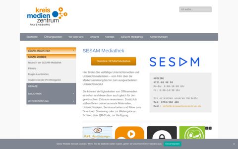 SESAM Mediathek - Kreismedienzentrum Ravensburg