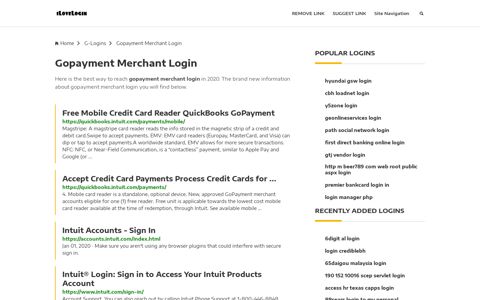 Gopayment Merchant Login ❤️ One Click Access - iLoveLogin