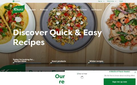 Knorr US | Products, recipes and kitchen tips and tricks. | Knorr ...