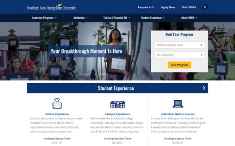 Southern New Hampshire University - On Campus & Online ...