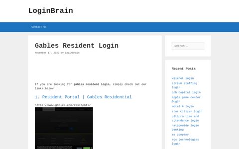 Gables Resident Resident Portal | Gables Residential