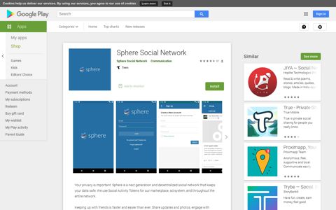Sphere Social Network - Apps on Google Play