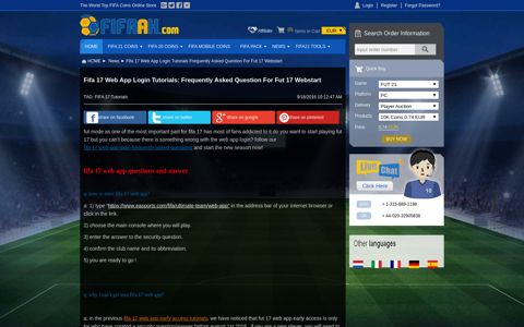 Fifa 17 Web App Login Tutorials: Frequently Asked Question ...
