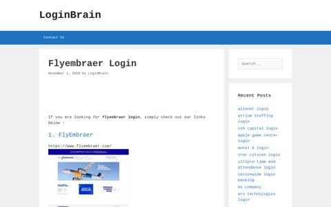 Flyembraer - Flyembraer - LoginBrain