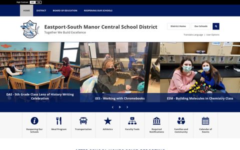 District Homepage / Homepage