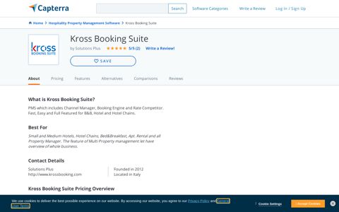 Kross Booking Suite Reviews and Pricing - 2020 - Capterra