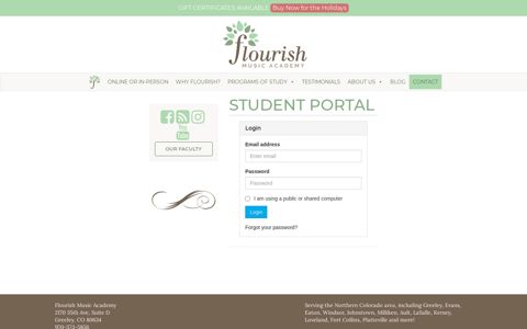 Student Portal – Flourish Music Academy