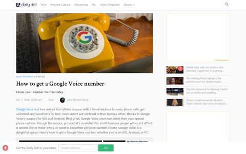 How to Get a Google Voice Number for Free in Seconds
