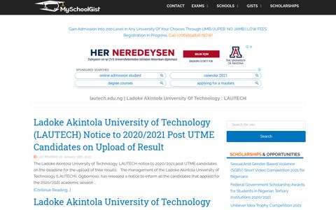 lautech.edu.ng | Ladoke Akintola University Of Technology ...