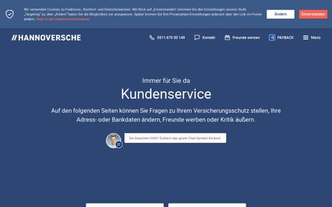 Kundenservice | Hannoversche