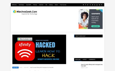 How To Hack Xfinity Wi-Fi Hotspots For Free WiFi ...