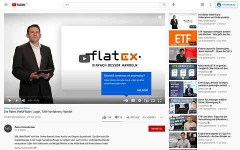 Die flatex WebFiliale | Login, TAN-Verfahren, Handel - YouTube