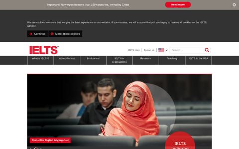 IELTS Home of the IELTS English Language Test