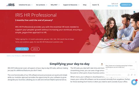 IRIS HR Professional | Cloud HR Software | IRIS