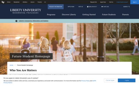 Future Students Homepage | Liberty University