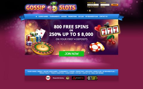 Slots Casino - Play Flash Slots and Casino Games at Gossip ...