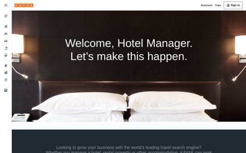 Hotel Manager - KAYAK
