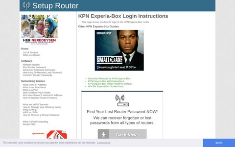 How to Login to the KPN Experia-Box - SetupRouter