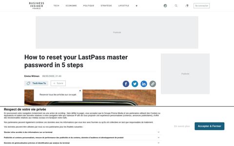 How to reset your LastPass master password in 5 steps ...
