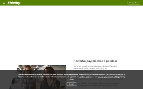 Fidelity Payroll Services - Fidelity Investments