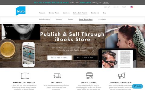 Publish in the Apple iBooks Store - Make & Sell an ebook | Blurb