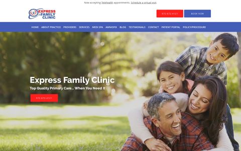 Telehealth Visits Now Available | Express Family Clinic ...