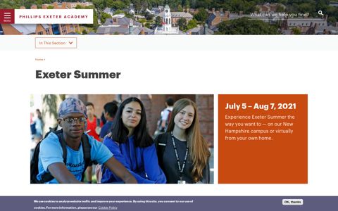 Exeter Summer | Phillips Exeter Academy