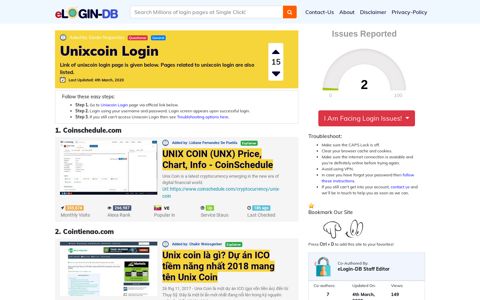 Unixcoin Login - A database full of login pages from all over ...