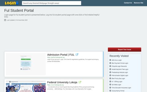 Ful Student Portal - Loginii.com