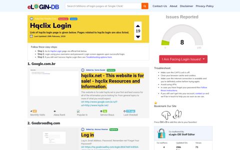 Hqclix Login - A database full of login pages from all over the ...