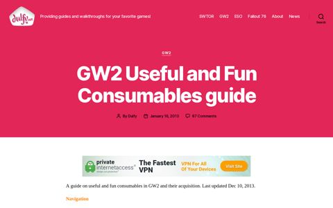 GW2 Useful and Fun Consumables guide - Dulfy SWTOR ...