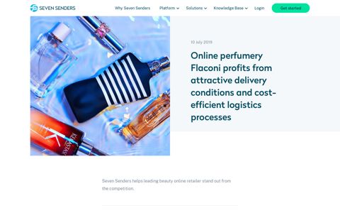 Online perfumery Flaconi sets brand with attractive delivery ...