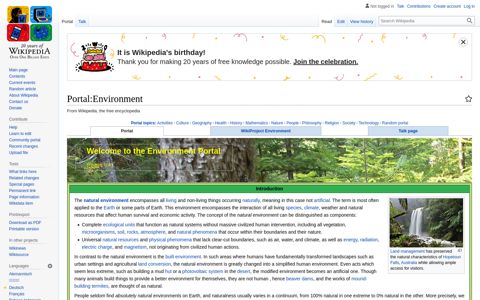 Portal:Environment - Wikipedia