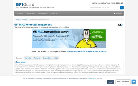 GFI MAX RemoteManagement | GFIGuard.com