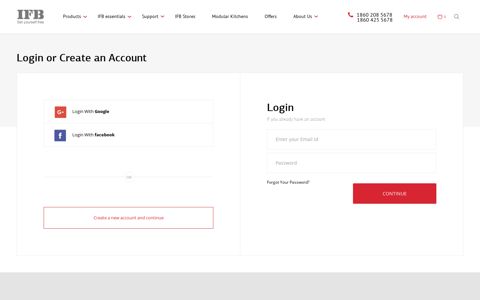 Login or Create an Account - Ifb