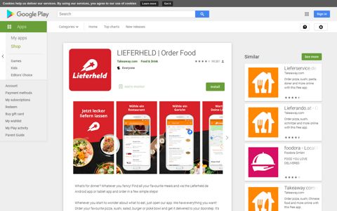 LIEFERHELD | Order Food - Apps on Google Play