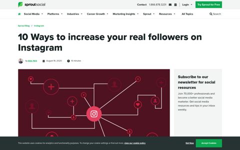 10 Ways to Increase Real Followers on Instagram | Sprout ...