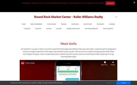 Hey Kelle - Round Rock Market Center - Keller Williams Realty