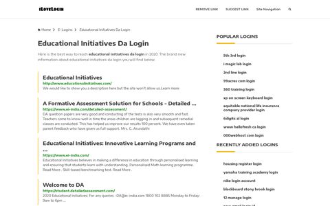 Educational Initiatives Da Login ❤️ One Click Access - iLoveLogin