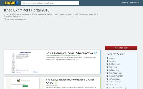 Knec Examiners Portal 2018 - Loginii.com