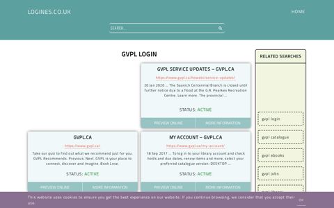 gvpl login - General Information about Login - Logines.co.uk