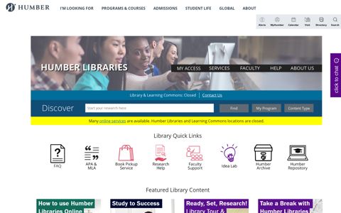 Humber Libraries - Humber College