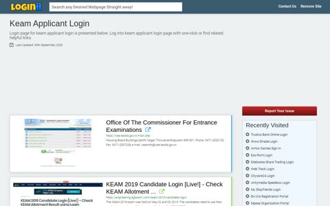 Keam Applicant Login - Loginii.com